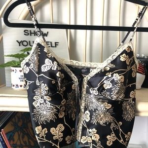 victoria secret silk crop top